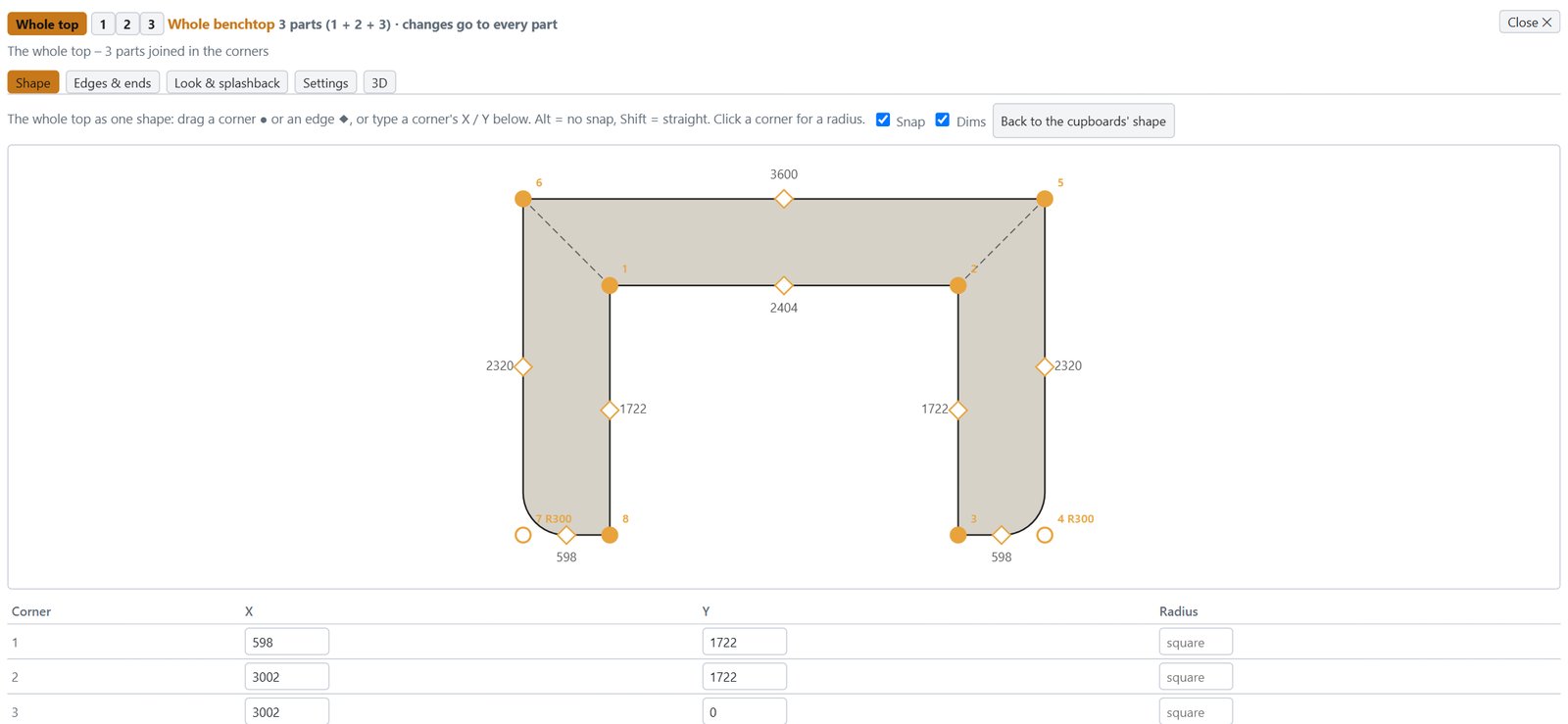 Whole benchtop editor